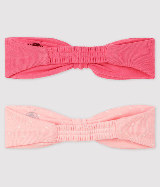 Set aus 2 Baby-Haarbändern für Mädchen variante 1