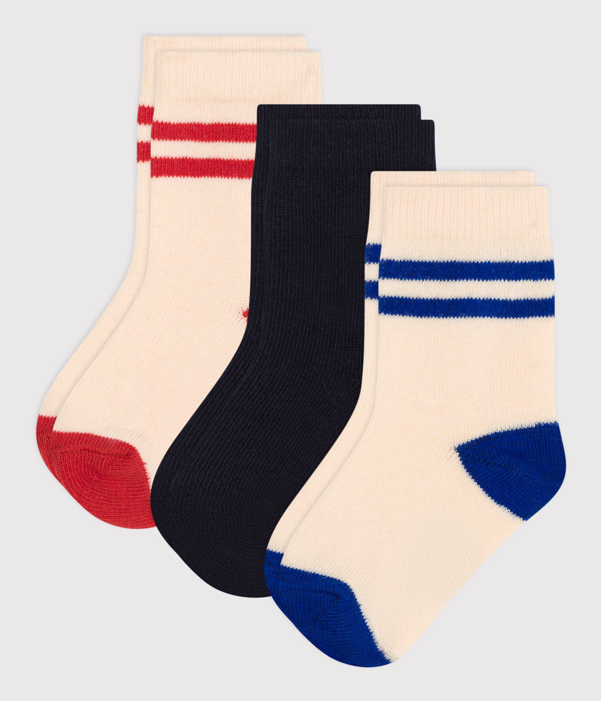 Petit Bateau Baby-Mädchen Socken – 2er Pack, Baumwolljersey, Mit Gerippten Bündchen – Weich & Bequem