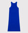Damen Tanktop-Kleid in Midilänge aus Baumwolle blau PERSE