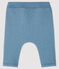 Baby-Unterhose aus gestepptem Doppeljersey grau TEMPETE