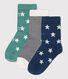 3er-Set Kindersocken für Jungen