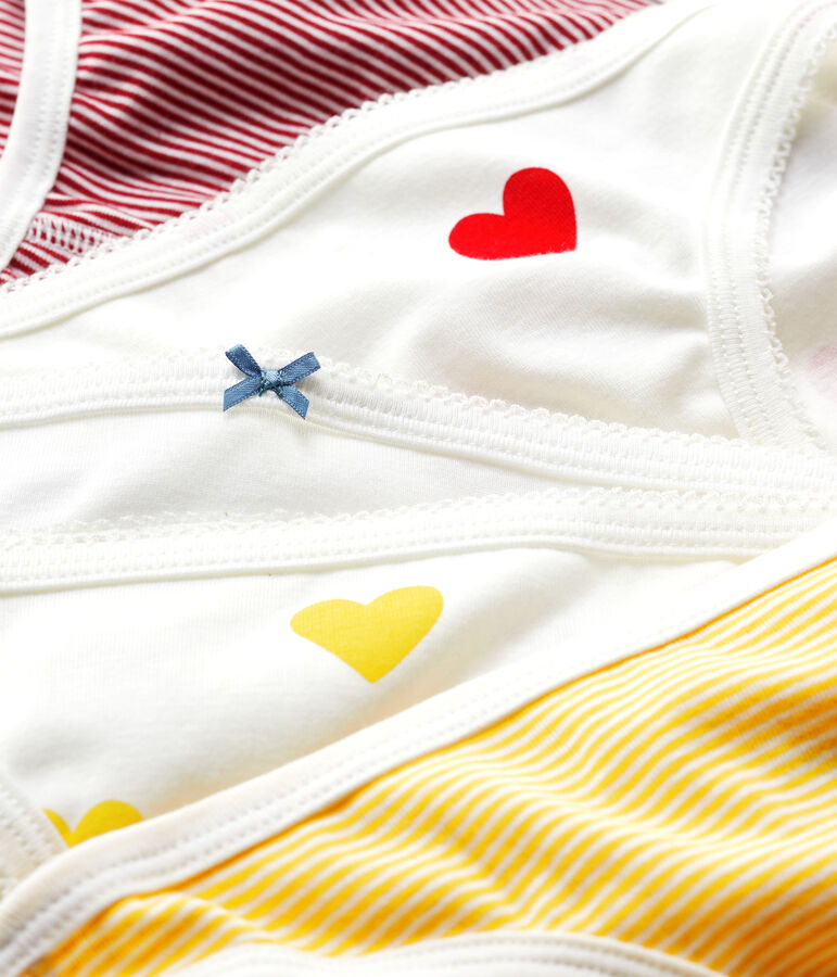 Multipack mit 5 Damen-Slips aus Baumwolle vielfarbig