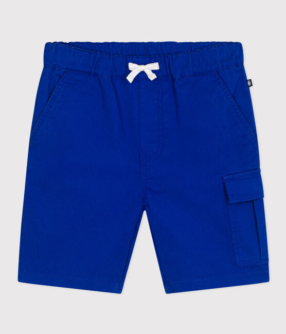 Bermudashorts aus Baumwoll-Kattun Kinder/Jungen blau SURF