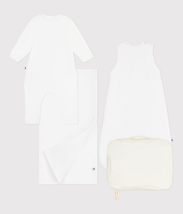 Newborn-Geschenkkoffer aus Baumwolle vielfarbig