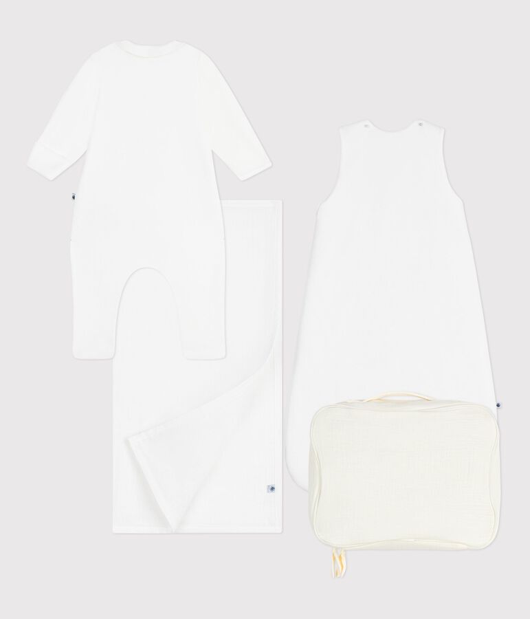 Newborn-Geschenkkoffer aus Baumwolle vielfarbig