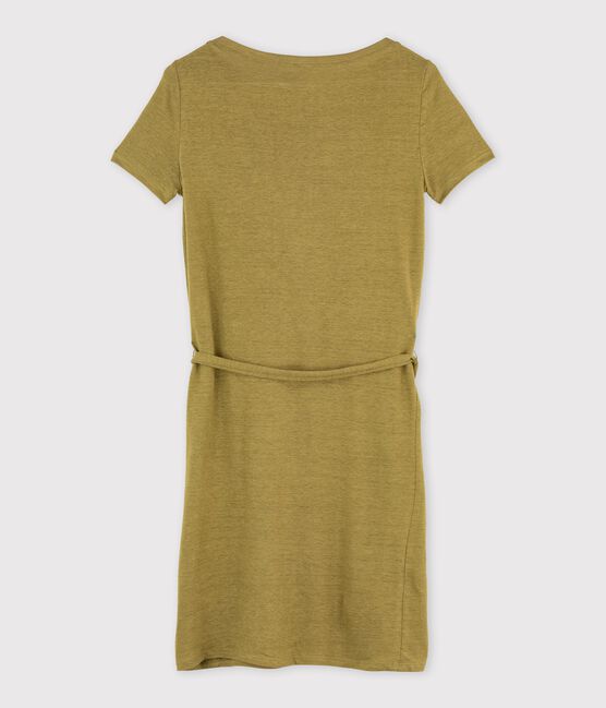 Damen-Kleid aus Leinen braun AMARANTHA
