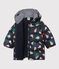 Baby-Anorak aus Polyamid. blau SMOKING/weiss MULTICO