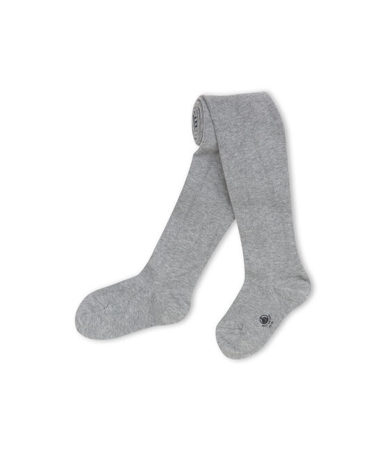 Mädchen-Strumpfhose grau SUBWAY CHINE