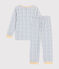 Kinder-Pyjama aus Nicki mit Raketen-Motiv weiss MARSHMALLOW/weiss MULTICO