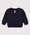 Baby-Sweatshirt aus Molton blau SMOKING