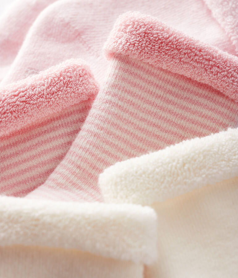 3er-Set Stricksocken f&uuml;r Babys vielfarbig