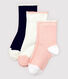 3er-Set Kindersocken für Mädchen