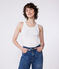 Damen-Tanktop L’Iconique aus Baumwolle weiss ECUME