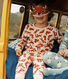 Kinder-Pyjama zum Verkleiden mit Fuchsmotiv aus Baumwolle