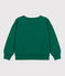 Kinder-Sweatshirt aus Molton für Mädchen und Jungen grün EVERGREEN