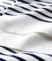 Schal aus Baumwolle mit Streifen weiss MARSHMALLOW/blau SMOKING