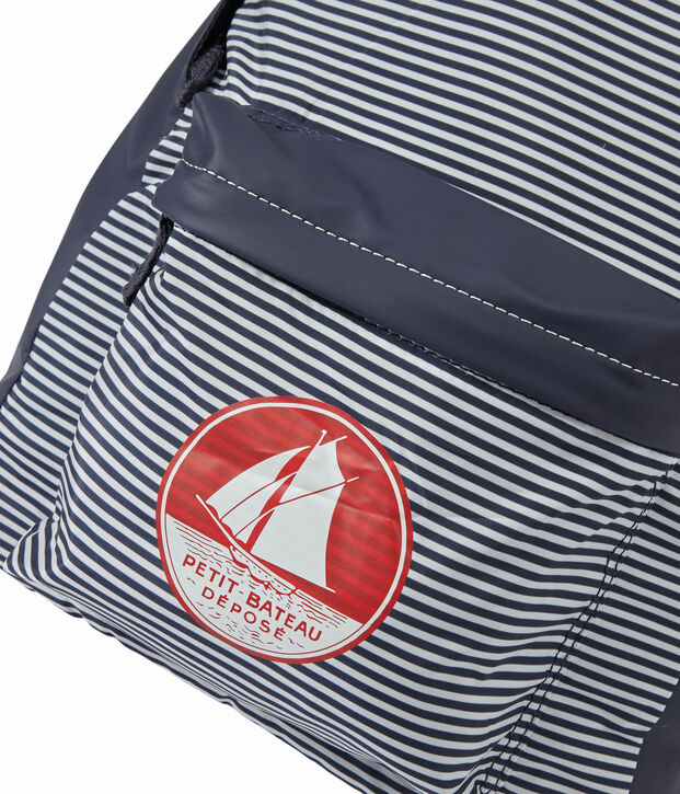 Wasserundurchl&auml;ssiger Jungen-Rucksack blau/weiss