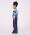Kinder Wide Leg-Hose aus Denim blau
