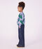 Kinder Wide Leg-Hose aus Denim blau