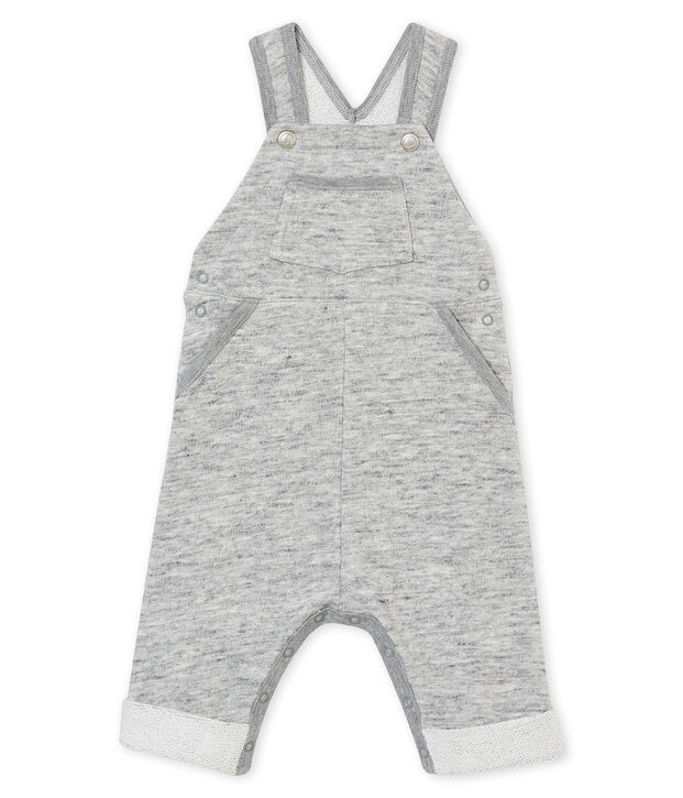 Baby Jungen Latzhose aus Jersey grau