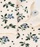 Baby-Strampler aus Molton mit Blumen-Motiv weiss AVALANCHE/ MULTICO