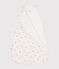 Baby-Schlafsack aus Baumwolle TOG-Wert 1,5 weiss MARSHMALLOW/weiss MULTICO