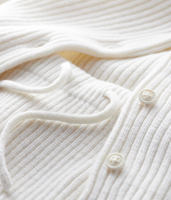 Weißer Baby-Zweiteiler aus Trikot weiss MARSHMALLOW