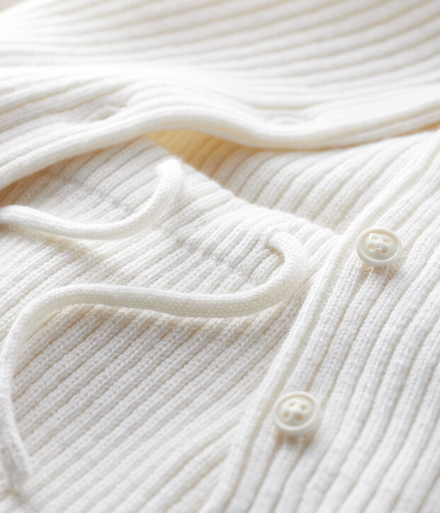 Wei&szlig;er Baby-Zweiteiler aus Trikot weiss
