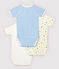 3er-Set kurzärmelige Baby-Bodys aus Bio-Baumwolle im Kimono-Schnitt variante 2