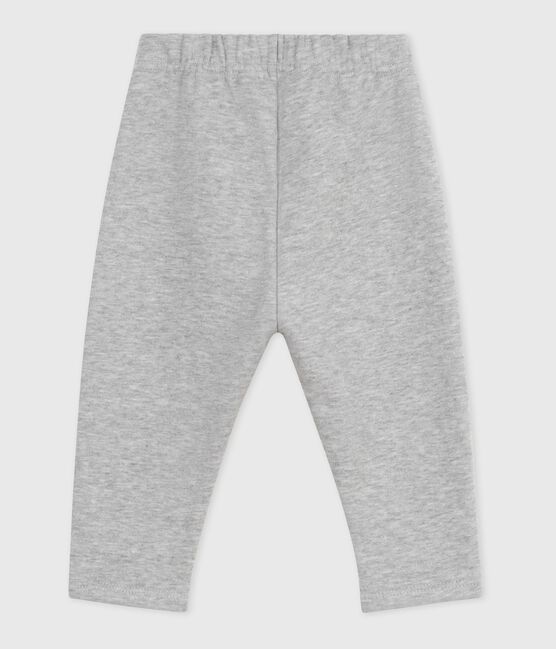 Baby-Hose aus einfarbiger Baumwolle grau FUMEE CHINE