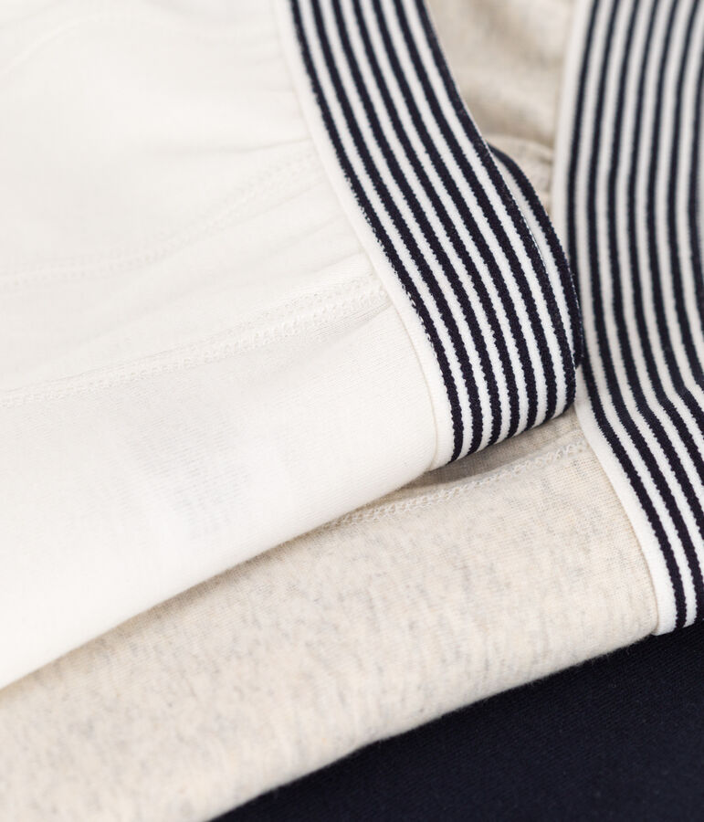 3er-Set einfarbige Boxershorts aus Baumwolle f&uuml;r kleine Jungen vielfarbig