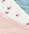 3er-Set Slips aus Baumwolle mit Tulpenmotiv für Mädchen variante 1
