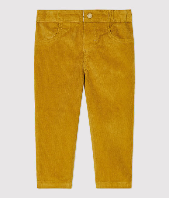 Baby-Cordhose für Jungen gelb TOPAZE