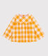 Baby-Bluse aus Flanell.