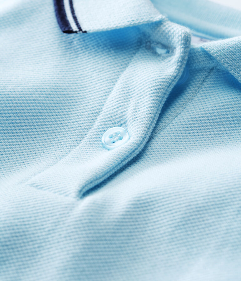 Kurz&auml;rmeliger Baby-Body f&uuml;r M&auml;dchen blau