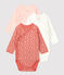 3er-Set Baby-Bodys aus Bio-Baumwolle variante 1