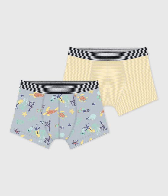 Set Kinder-Boxershorts aus Baumwolle mit phosphoreszierenden Motiven variante 1