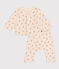2-teiliges Baby-Set aus Baumwolle weiss AVALANCHE/ MULTICO