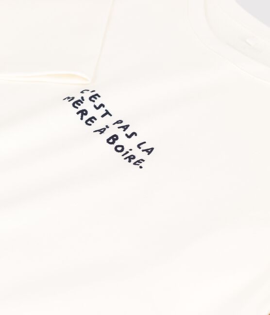 T-Shirt Tajinebanane × Petit Bateau weiss MARSHMALLOW