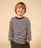 Langärmeliges T-Shirt aus Doppeljersey für Kinder/Jungen blau SMOKING/ AVALANCHE
