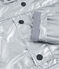 Silberfarbene Damen-Regenjacke grau ARGENT
