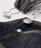 Lange Baby-Latzhose für Jungen blau JEAN
