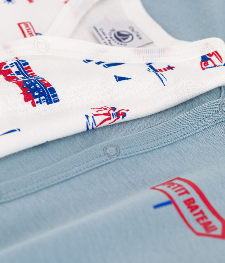 2er-Set Strampler Paris aus Baumwolle vielfarbig