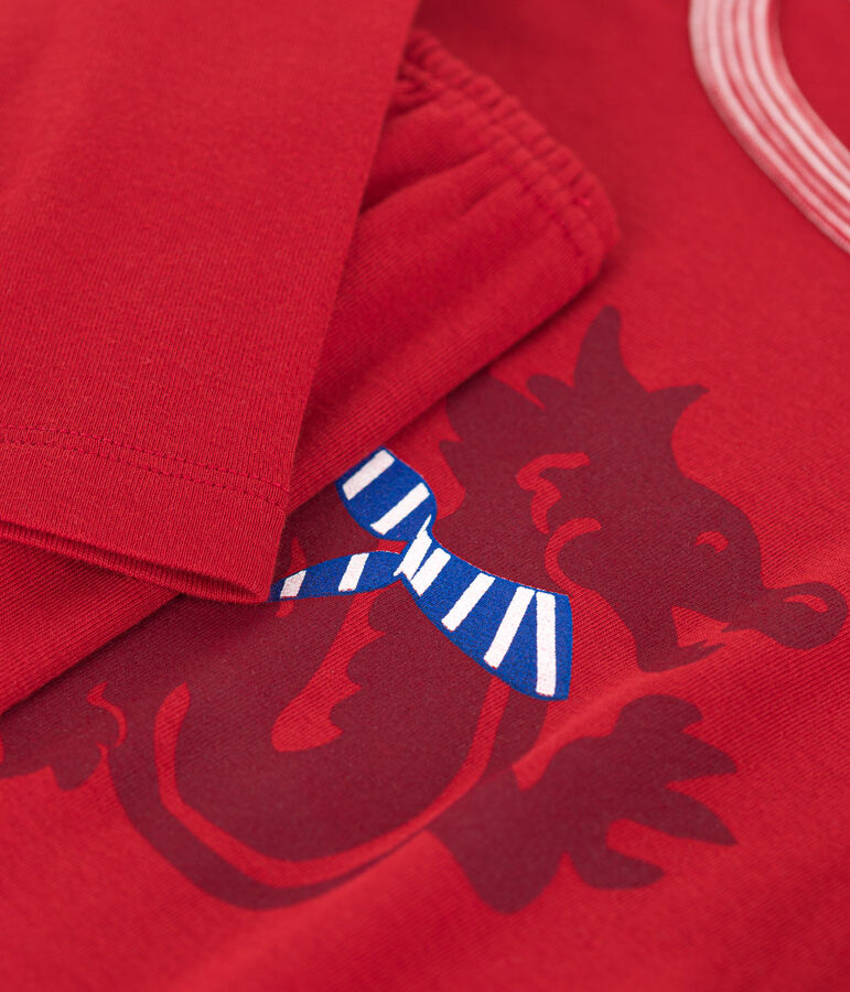 Pyjama aus Baumwolle rot