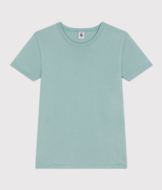 Kurz&auml;rmeliges T-Shirt aus Baumwolle gr&uuml;n
