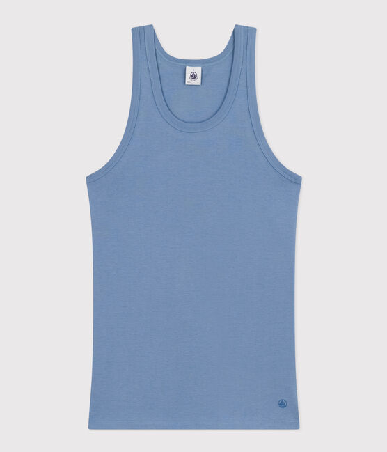 Damen-Tanktop L’Iconique aus Baumwolle blau BEACH