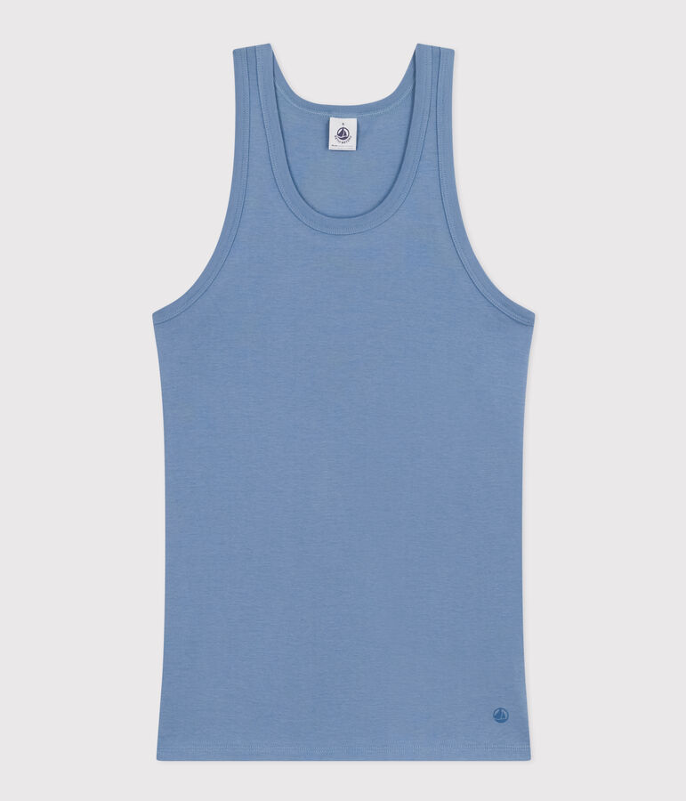 Damen-Tanktop L&rsquo;Iconique aus Baumwolle blau