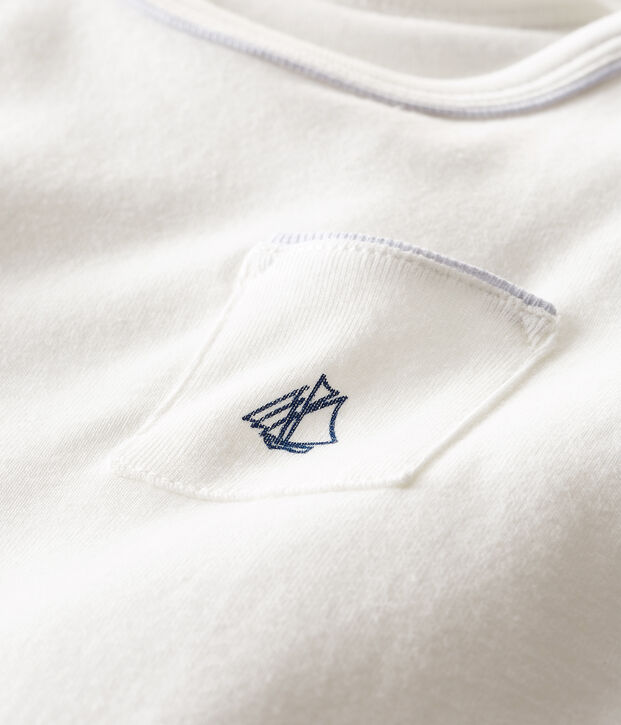 Tee shirt manches courtes b&eacute;b&eacute; gar&ccedil;on weiss