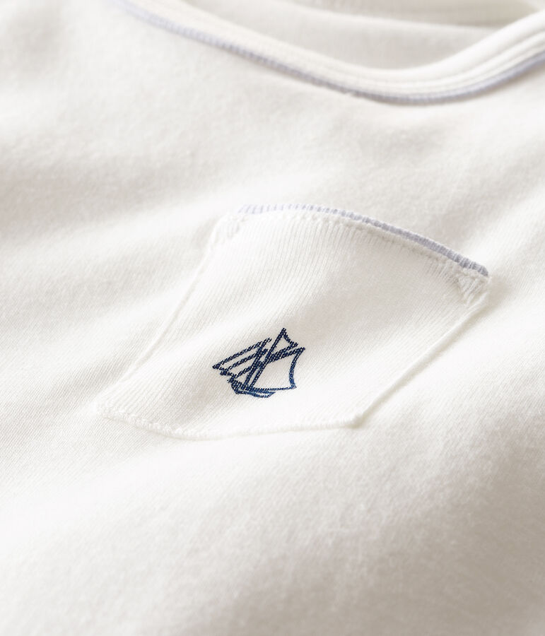 Tee shirt manches courtes b&eacute;b&eacute; gar&ccedil;on weiss