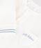 Baby-Overall aus einfarbiger Baumwolle weiss
